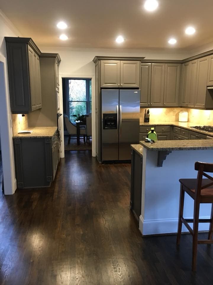 Painting kitchen cabinets