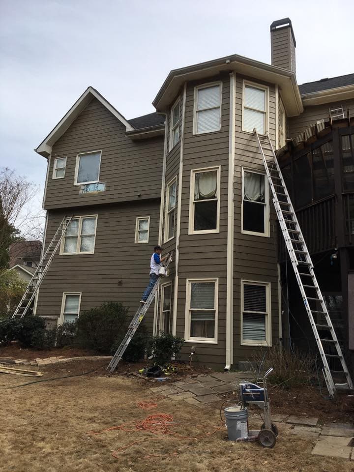 Modern exterior house painting