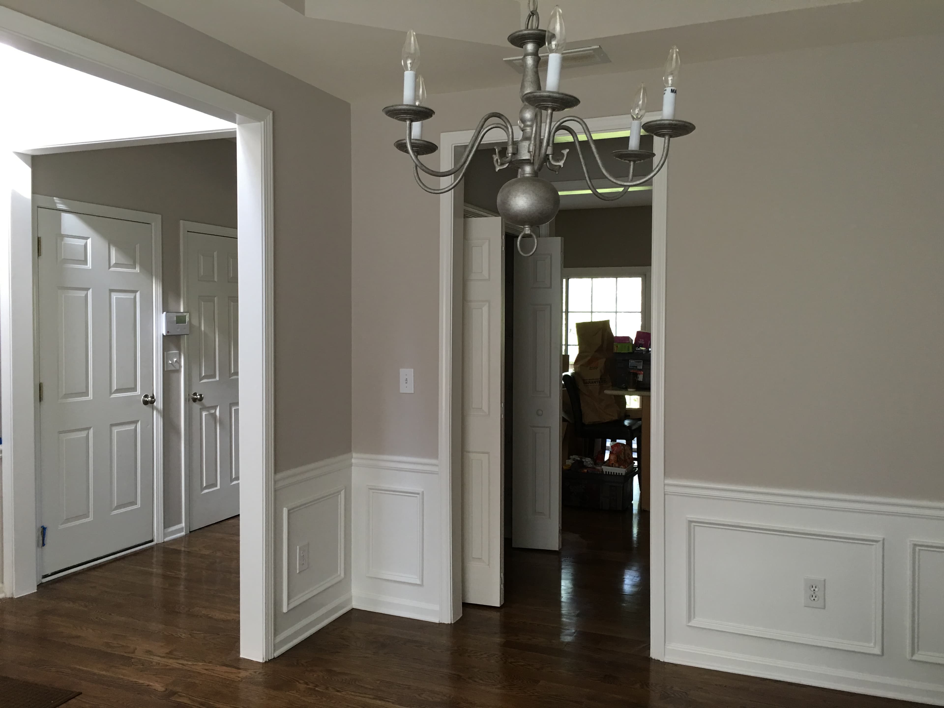 Final results of interior painting project